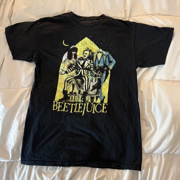 BEETLEJUICE BLACK SHORT SLEEVE T SHIRT M - Picture 1 of 7
